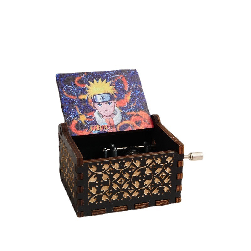 Anime Merchandise Naruto - Caixa de música com padrão de