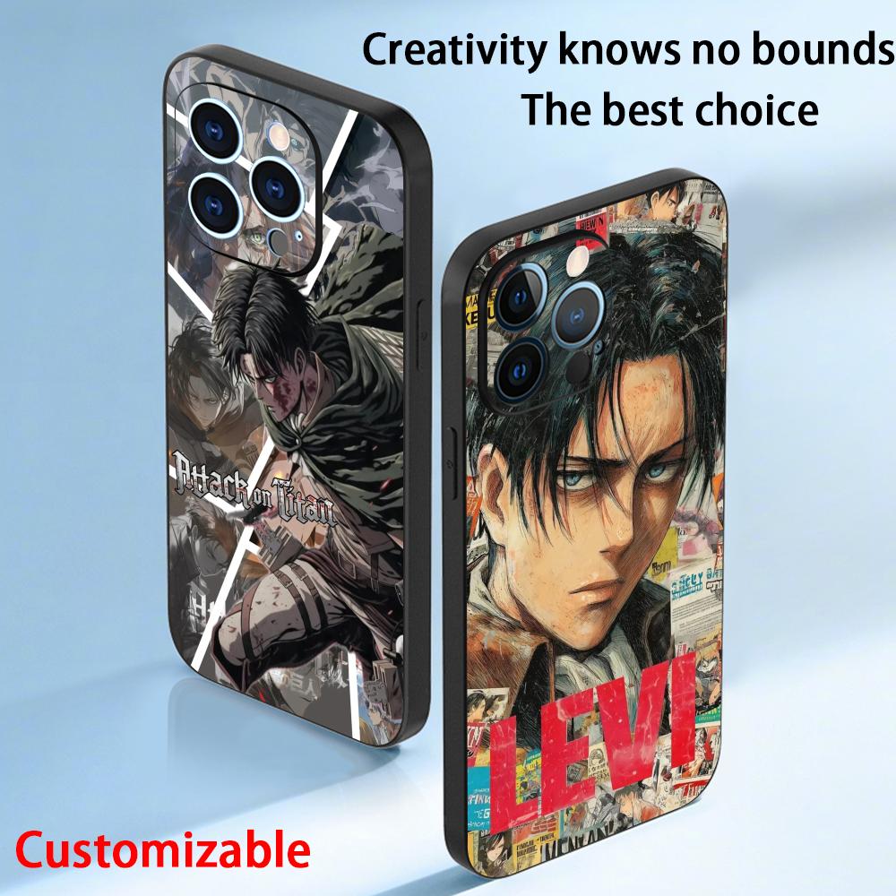 Phone Case Anime - Levi ackerman legal anime homem padrão