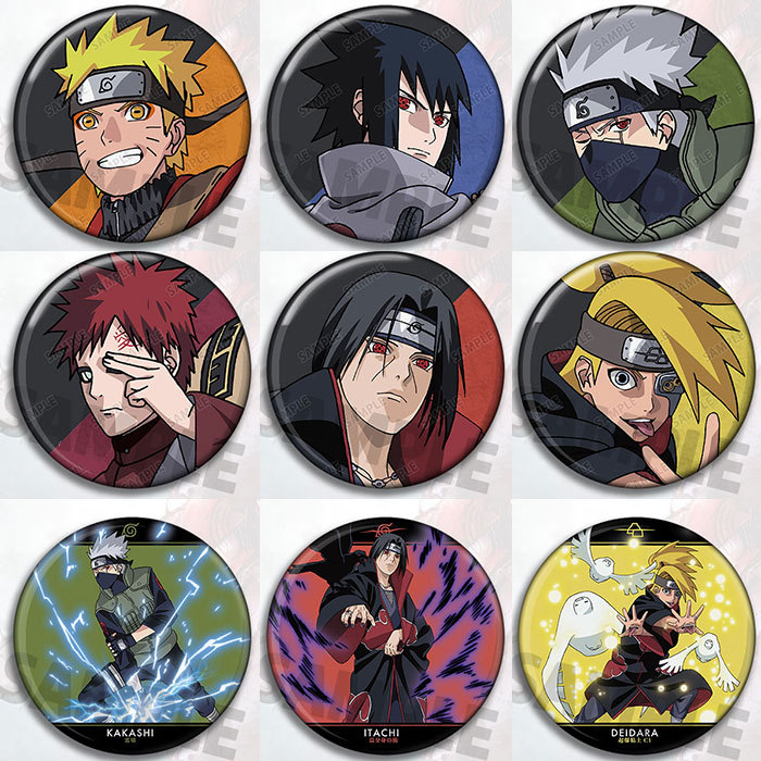 Anime Merchandise Naruto - Naruto anime crachá pino conjunto kakashi