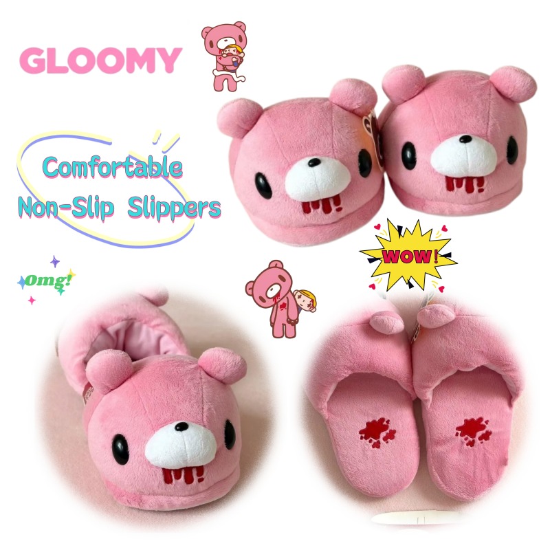 Anime Merchandise Wholesale - Chinelo de Algodão Gloomy Bear Anime