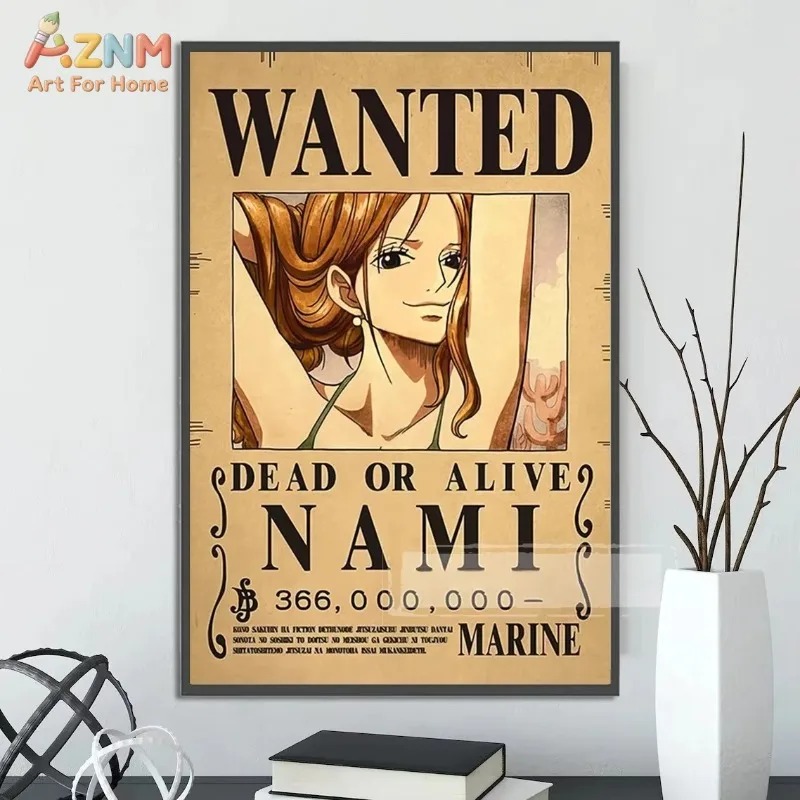 AZNM One Piece Luffy Gear 5 Pô - Anime Merchandise Posters avaliação e preço