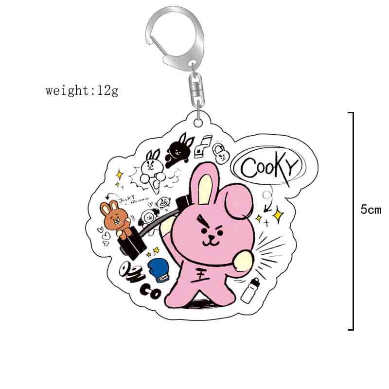 Chaveiro de acrílico fofo do a - Anime Merchandise Wholesale avaliação e preço