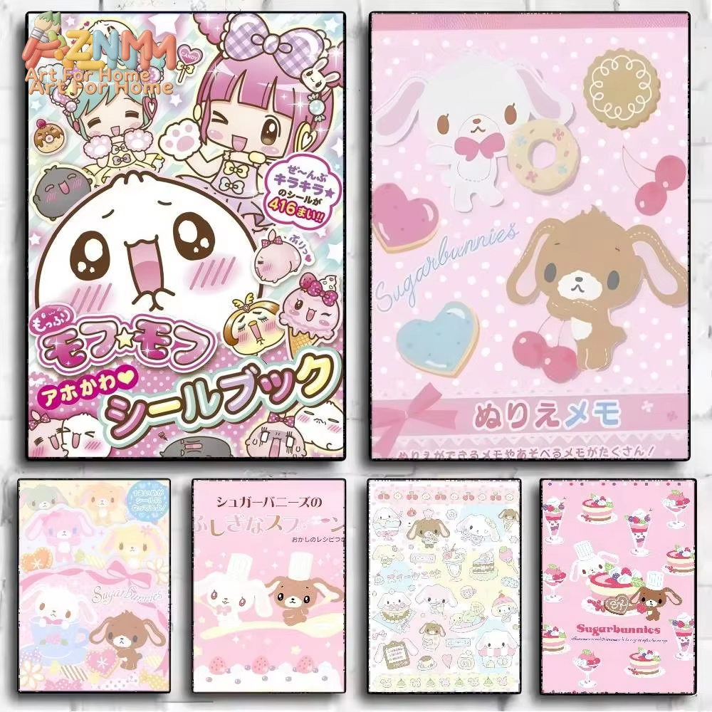1pc AZMN Sugarbunnies Anime Ka - Anime Merchandise Posters avaliação e preço