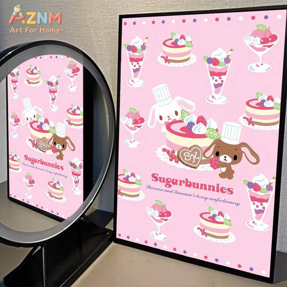 1pc AZMN Sugarbunnies Anime Ka - Anime Merchandise Posters avaliação e preço