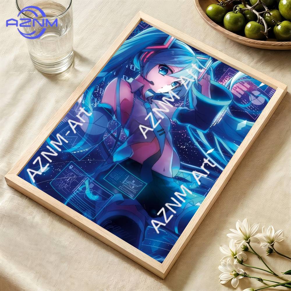 1pc Pôsteres de Parede para De - Anime Merchandise Posters avaliação e preço