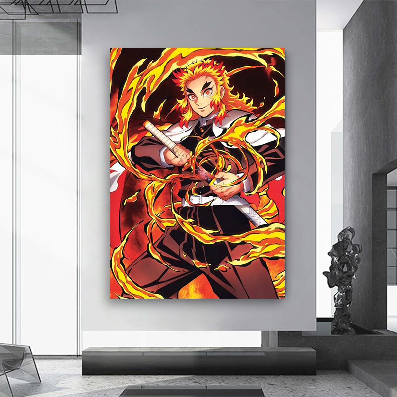 Pintura em tela clássica sem m - Anime Merchandise Posters avaliação e preço